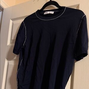 Zara women’s Navy Blue Shirt